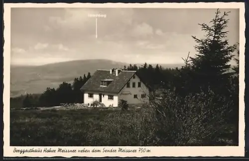AK Hausen über Witzenhausen, Berggasthaus Hoher Meissner, Inh. H. Gröling