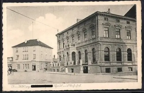 AK Rendsburg, Partie am Bahnhof