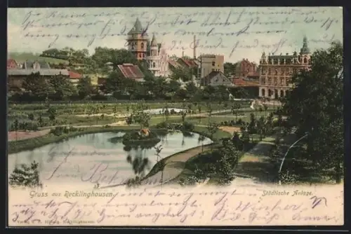 AK Recklinghausen, Städtische Anlage