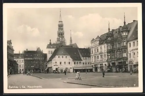 AK Zwickau, Hauptmarkt