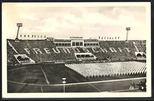 AK Leipzig, Zeremonie im Stadion der Hunderttausend