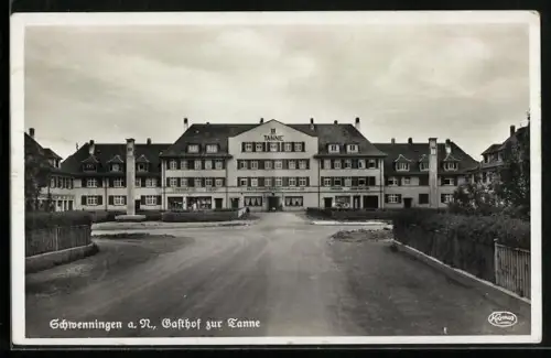 AK Schwenningen a. N., Gasthof zur Tanne, Bes. Erhard Haller