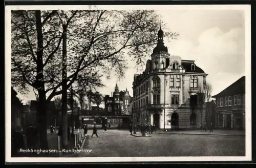 AK Recklinghausen, Partie am Kunibertitor