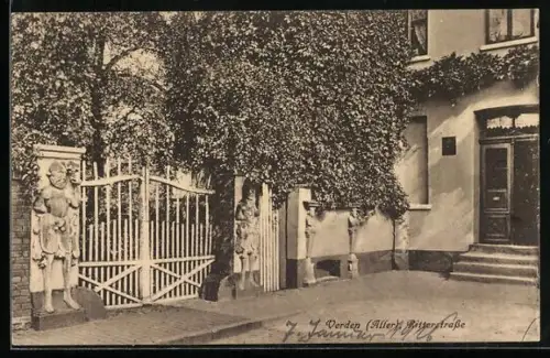 AK Verden /Aller, Partie in der Ritterstrasse