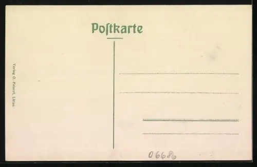 AK Lützen, Totalansicht mit Kirche