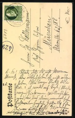 AK Kirchheimbolanden, Vorstadt mit Turm