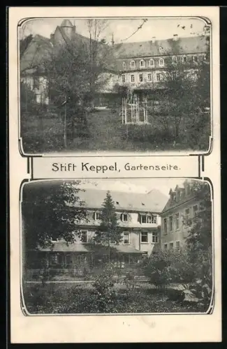AK Keppel, Stift Keppel, Gartenseite