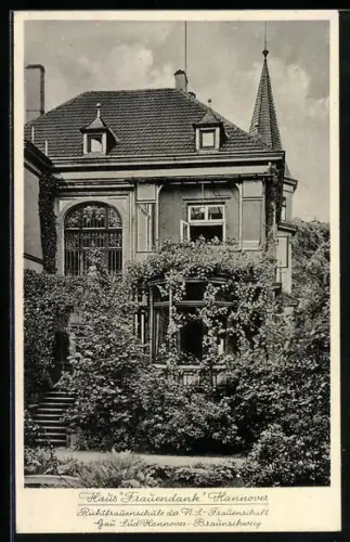 AK Hannover, Haus Frauendank, Teilansicht