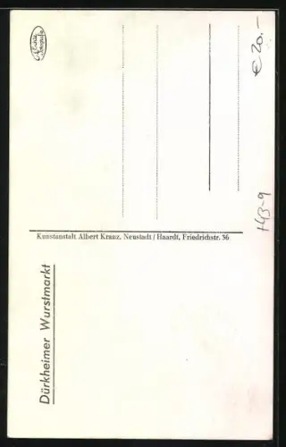 AK Bad Dürkheim, Volksfest Derkemer Worschtmarkt, Feiernde trinken Wein