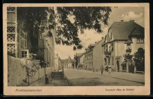 AK Kirchheimbolanden, Blick in die Kaiserstrasse