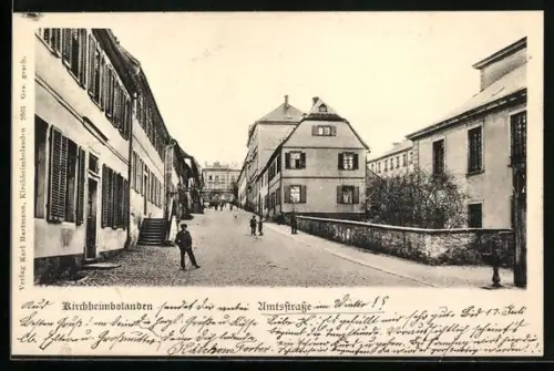 AK Kirchheimbolanden, Kinder in der Amtstrasse