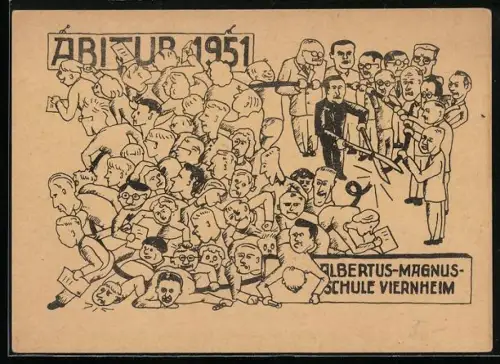 AK Viernheim, Absolvia des Abiturjahrgangs 1951 der Albertus-Magnus-Schule