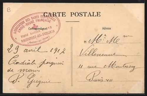 AK Rochefort-en-Yvelines /S.-et-O, Cour d`Honneur