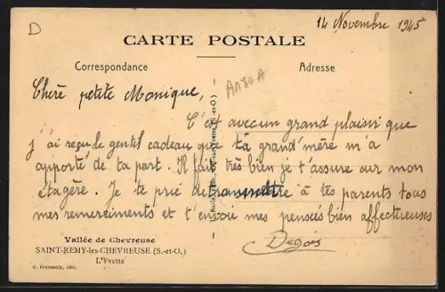 AK Saint-Rémy-les-Chevreuse /S.-et-O., L`Yvette