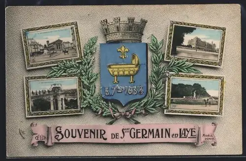 AK Saint-German-en-Laye, Souvenirs