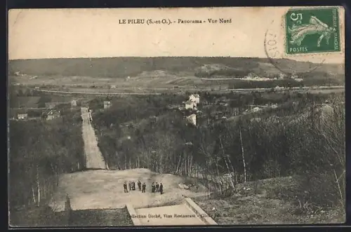 AK Le Pileu, Panorama, Vue Nord