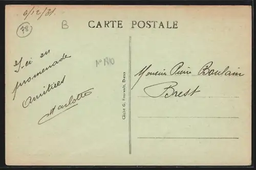 AK La Queue les Yvelines /S.-et-O., Le Chemin du Roi, Chemin de 40 sous