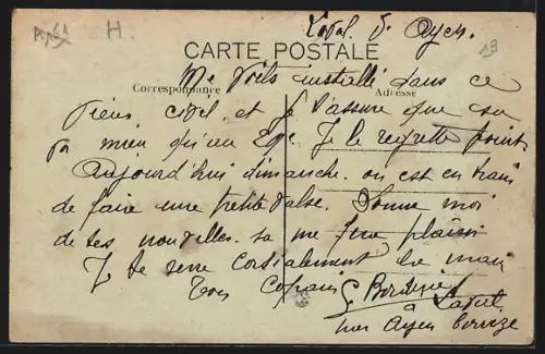 AK Ayen /Corrèze, Château de la Filolie et habitants devant les grilles