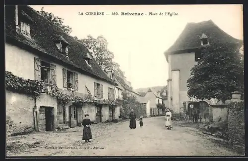 AK Brivezac /Corrèze, Place de l`Église