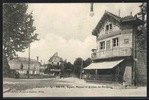 AK Brive, Square Majour et Avenue de Bordeaux
