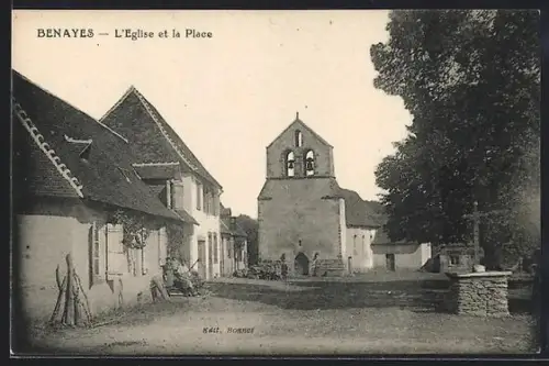 AK Benayes, L`Église et la Place