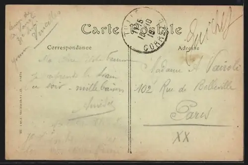 AK Tulle, Le Théâtre Municipal et l`Hôtel des Postes