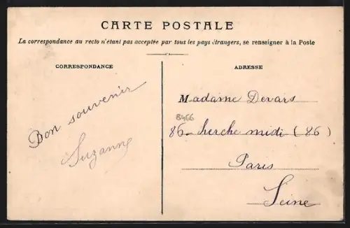 AK Treignac /Corrèze, La Route de Chamberet et vue panoramique du village