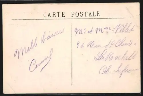 AK Tulle /Corrèze, École Supérieure des Filles et paysage environnant