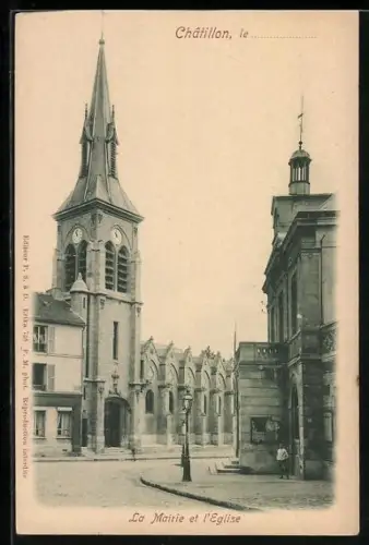 AK Châtillon, La Mairie et l`Église