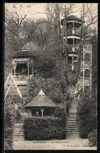 AK Robinson, Le Grand Arbre et structures en bois majestueuses