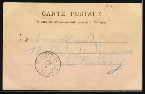 AK Sèvres, Vue générale prise du côté de la gare, de la rive gauche