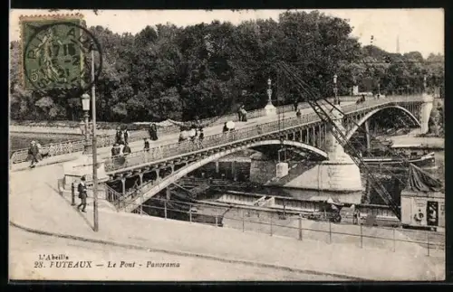 AK Puteaux, Le Pont, Panorama