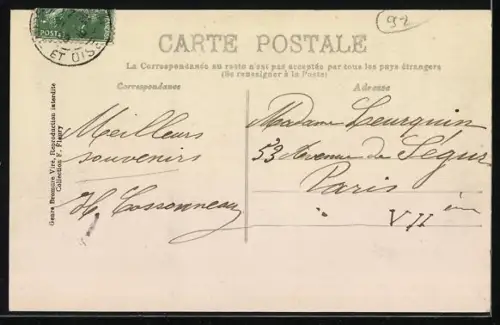 AK Sèvres, L`Église de Sèvres, une des plus anciennes églises des environs de Paris, datant de 675