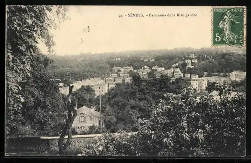 AK Sèvres, Panorama de la Rive gauche