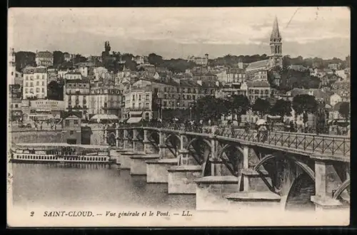 AK Saint-Cloud, Vue générale et le Pont