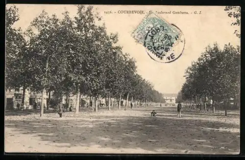 AK Courbevoie, Boulevard Gambetta