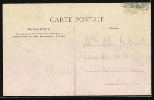 AK Meudon, Collage de vues du village dans les lettres du nom