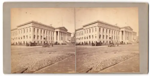 Stereo-Fotografie unbekannter Fotograf, Ansicht Washington D.C., Patent Office