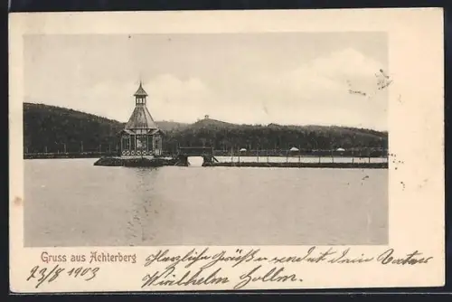 AK Achterberg / Dorfmark, Seepavillon