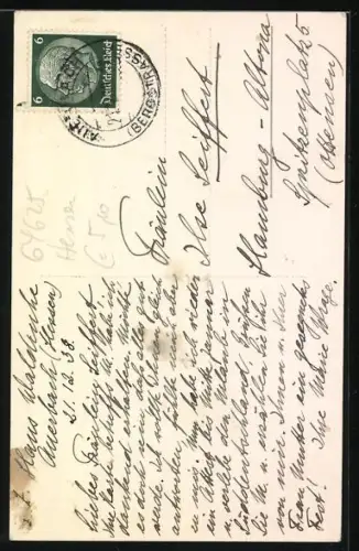 AK Auerbach / Bergstrasse, Christliches Erholungsheim Waldruhe