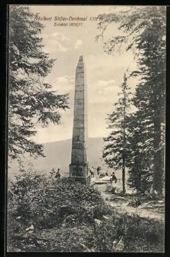 AK Plöckenstein, Adalbert Stifter-Denkmal