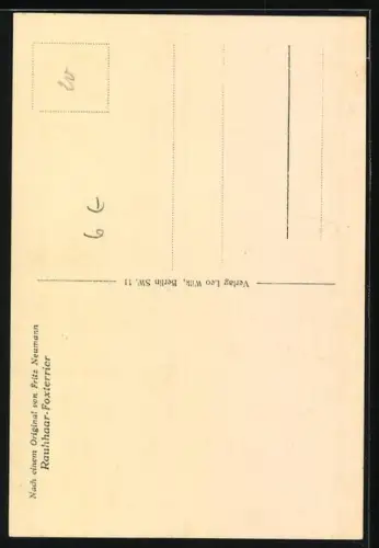 AK Der kann lachen, Rauhaar-Foxterrier