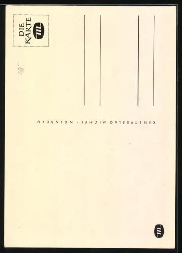 AK Frisch gewagt...!, Terrier mit einem grossen Ball