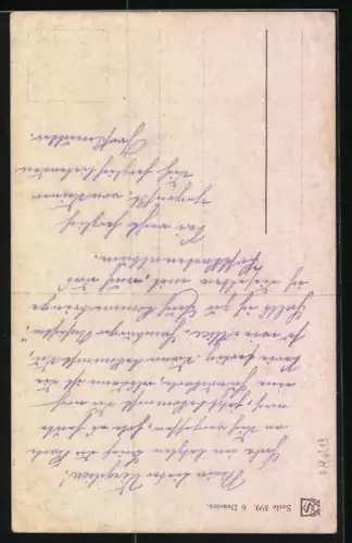 Künstler-AK Terrier mit aufmerksamem Blick, Seitenportrait