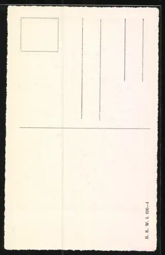 AK Spaniel hält einen Korb mit Rosen