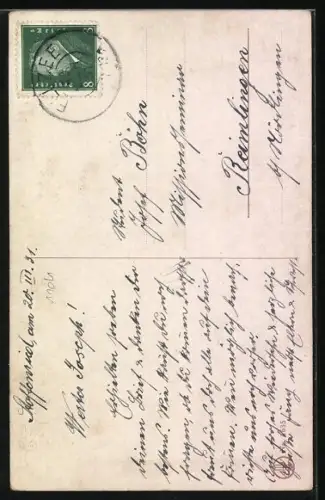 AK Kleiner Strassenmusikant mit Mandoline und Äffchen mit Zipfelmütze