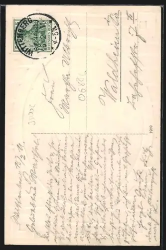 AK Wittenberg / Elbe, Ansicht der Schlosskirche