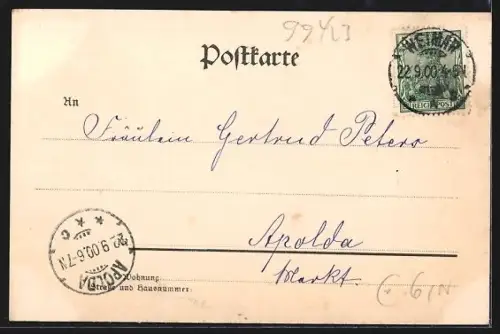 AK Weimar / Thüringen, Strassenpartie am Burgplatz