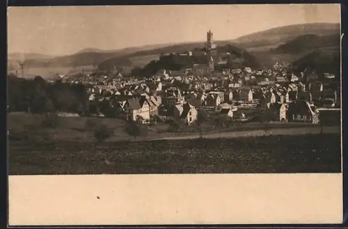 AK Marktoberdorf, Teilansicht der Stadt