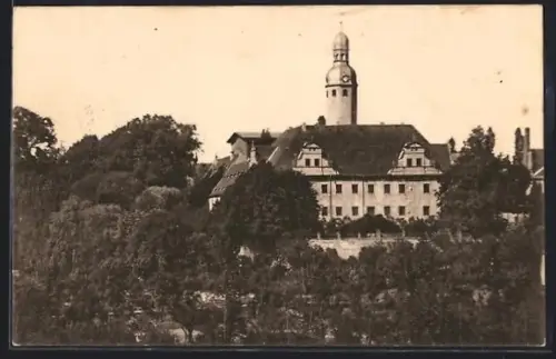 AK Zehren / Elbe, Rittergut Schieritz aus der Vogelschau